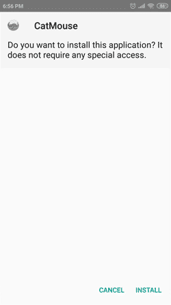 Install CatMouse on Android Smartphones