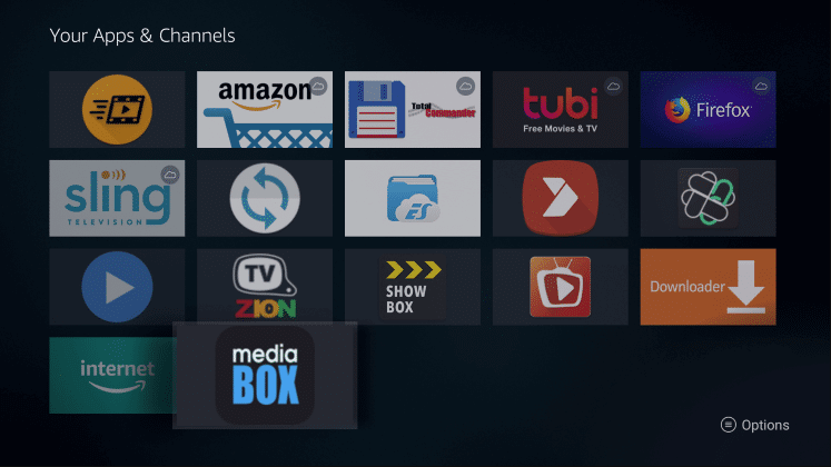 Install MediaBox HD App on Firestick