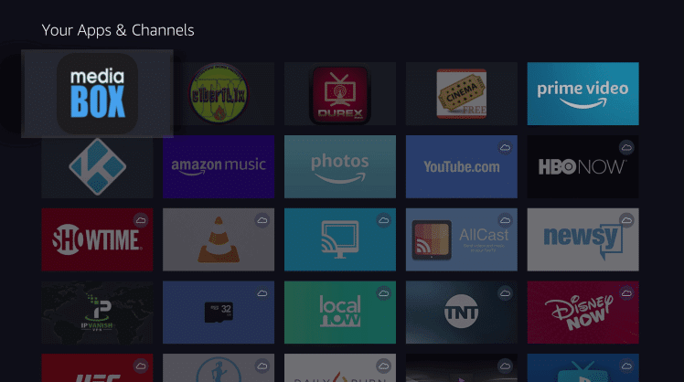 Install MediaBox HD App on Firestick