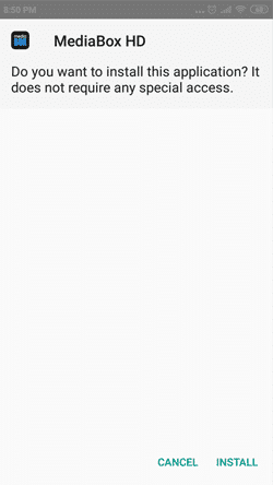 Install MediaBox HD on Android Smartphones