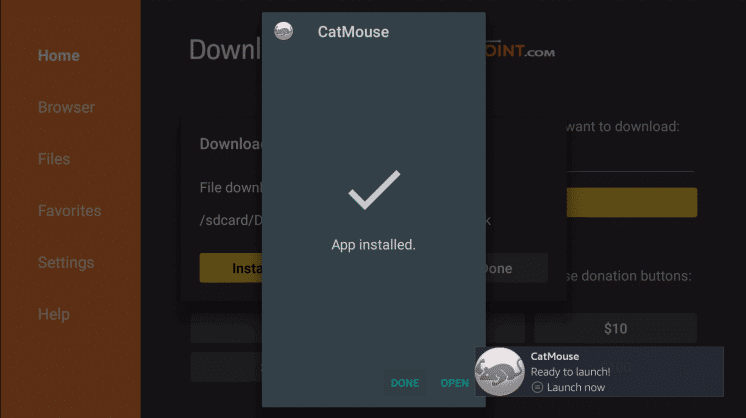 Install CatMouse on Firestick