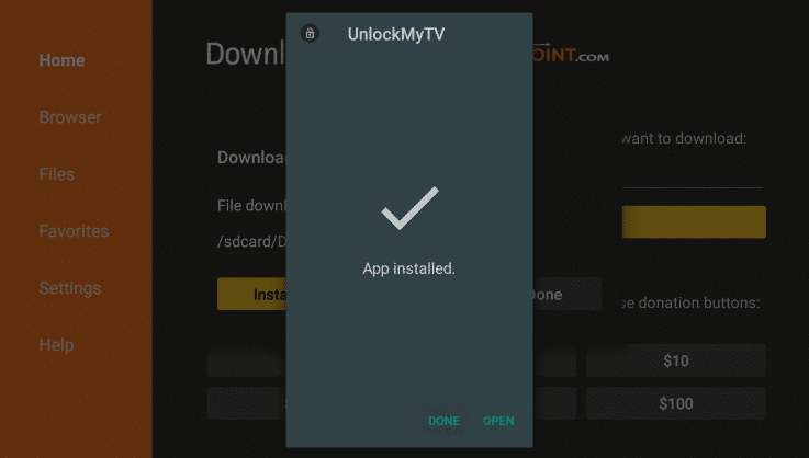Install UnlockMyTV on Android Smartphones