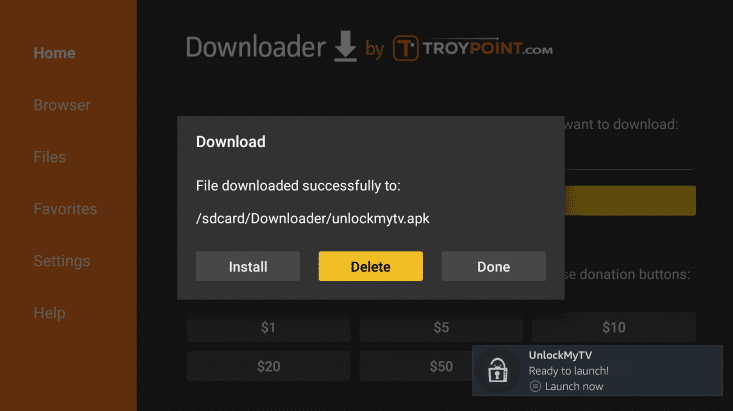 Install UnlockMyTV APK on Android Smartphones