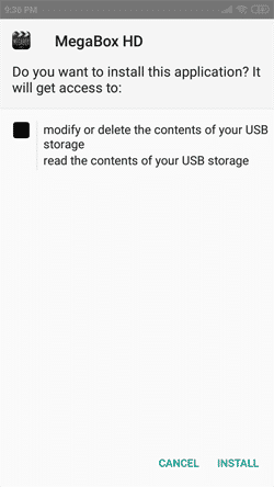 Install MegaBox HD on Android Smartphones